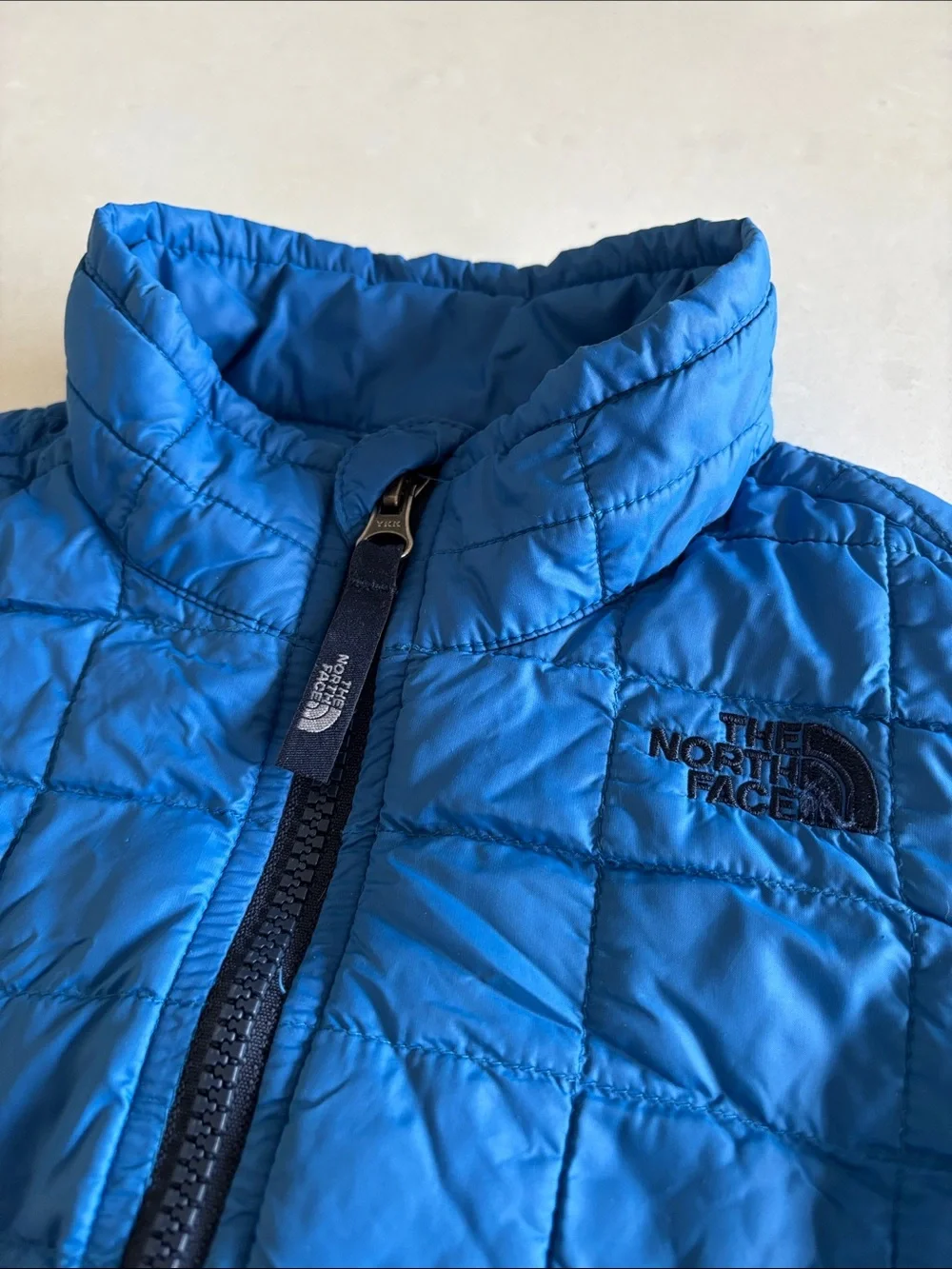 The North Face Kids Bright Blue Quilted Puffer Jacket